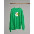 thumbnail image 3 of Find Your Soul Daisy Sweatshirt Women -Image by Shutterstock, Female 3X-Large, 3 of 4
