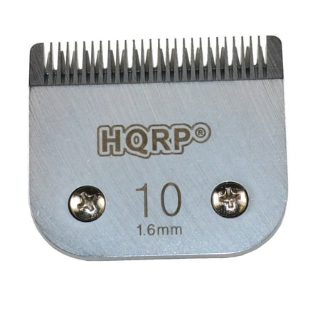 HQRP Clipper Blade Size-10 for Pet Grooming - Poodle / Terrier / Cocker Spaniel / Cat Clipping Trimming Hair Cutting All Styles + HQRP