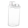 thumbnail image 4 of Lipstore Laundry Powder Container Softener Dispenser Transparent Airtight Portable Sturdy Washing Powder Barrel Storage Box for Toilet 2300 ml, 4 of 8