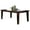Brown, variant on Modern Bench With Gray Fabric And Tapered Wood Legs, Dining Room Contemporary Linen-like Upholstery Legs