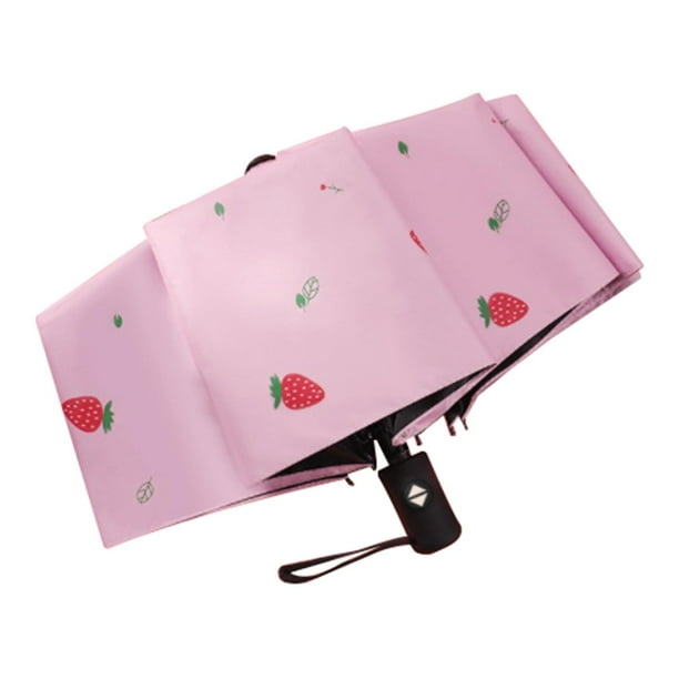 Mini paraguas pequeño, automático, ligero, compacto, adecuado, Compatible con paraguas portátil de viaje, sol al aire libre