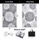 thumbnail image 2 of Alfombra de exterior Ilead, 152 x 244 cm, impermeable, reversible, gris, 2 of 9