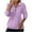 Purple, variant on Half Zip Sweatshirt Women, s Plain 1/4 Zip Textured Long Sleeve Tops Pullover V Neck s Autumn Loose Fit Shirts Elegan Blouse Solid Color Trendy Sweaters