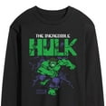 thumbnail image 3 of Marvel Hulk - 8 Bit Pixelated - Men's Long Sleeve Graphic T-Shirt, 3 of 5