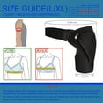 thumbnail image 7 of Shoulder Brace - Rotator Cuff Compression Support - Men, Women, Left, Right Arm Injury Prevention Stabilizer Sleeve Wrap - Immobilizer for Dislocated AC Joint, Labrum Tear Pain (Black), 7 of 7