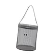 thumbnail image 4 of Bolso malla reutilizable para la playa, ideal para juguetes , artículos esenciales para vacaciones, camping, gimnasio y trabajo. Gris, 4 of 8