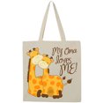 thumbnail image 3 of Inktastic My Oma loves me Tote Bag, 3 of 5