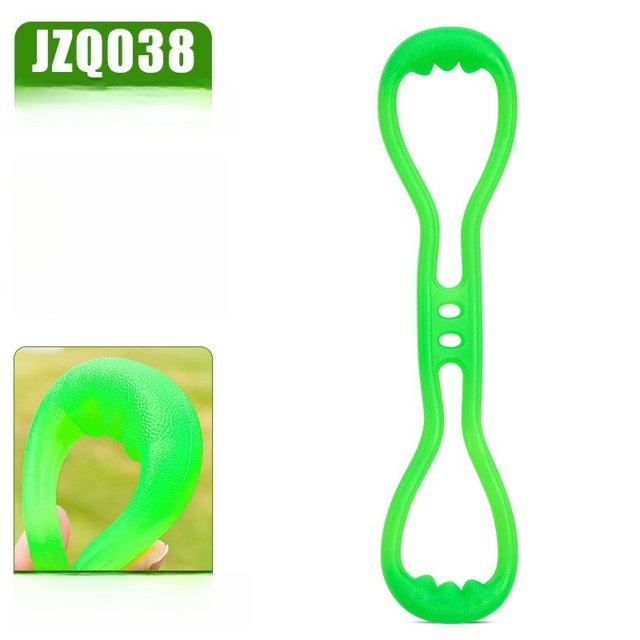 Golf 8-shaped Rally Rope Trainer High Elasticity TPR Physical Training Extended Stretching Exercise Device JZQ038 green