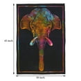 thumbnail image 4 of DressBarn Women's Multicolor Tribal Elephant Print Poster Dress - O/S, 4 of 4