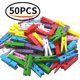 thumbnail image 2 of 50pcs Wooden Clips,Nature Wooden Clips for Picture Hanging and Note, Assorted Colours, 2 of 5