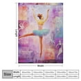 thumbnail image 4 of Nawypu  Gymnastics Blanket for Girls,Gymnastics Gifts for Girls Throw Blanket,Dance Gifts for Teen Girls Gymnastics Birthday Gymnastics Blanket,Soft Cozy Gymnastics Blanket for Sofa Decor, 4 of 6
