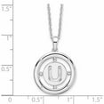 thumbnail image 5 of Sterling Silver Rh Plated White Ice Diamond Initial U Necklace (20 X 19) Made In India -Jewelry By Sweet Pea, 5 of 9