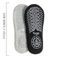 thumbnail image 3 of Chaussettes Rouges Chaussettes Espadrilles Femmes Footies Silicone Carrées Chaussettes de Sport Chaussettes de Danse Yoga, 3 of 3
