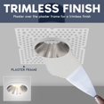 thumbnail image 5 of LUXRITE 1" LED Trimless Spotlight with Nickel Trim 10W, 850LM 5CCT 60 Dimmable Push-n-Lock CRI90 Damp & IC Rated 4 Pack, 5 of 7