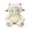 Beige, variant on 13.78 Inch Cute Lamb Stuffed Plush Toy Soft Sheep Doll with Overalls for Gift Home Decor, Green