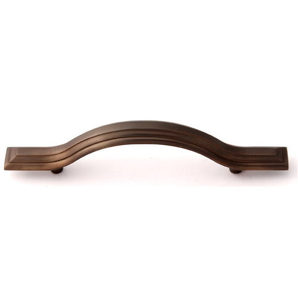 Geometric 3 1/2" Center Arch Pull, Bronze