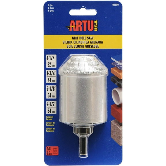 ARTU USA 02890 6-Piece Hole Saw Kit