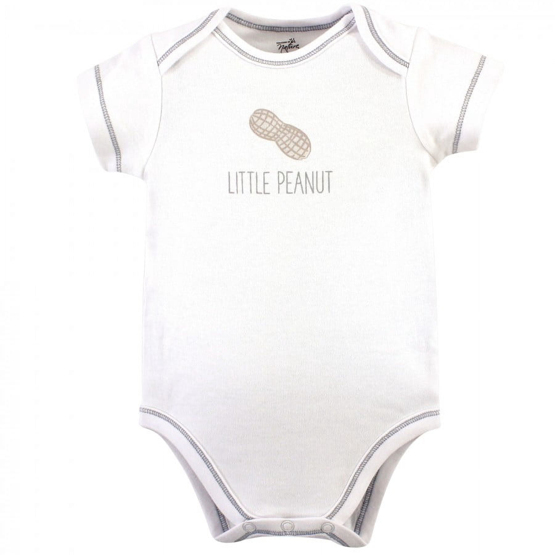 Touched by Nature Organic Cotton Bodysuits 5pk, Marching Elephant, 3-6 Months