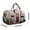 H, variant on Patchwork Vintage Travel Bag Printed Tote Handbag for Women Weekend Getaway Commuter Carryall Overnight Duffle