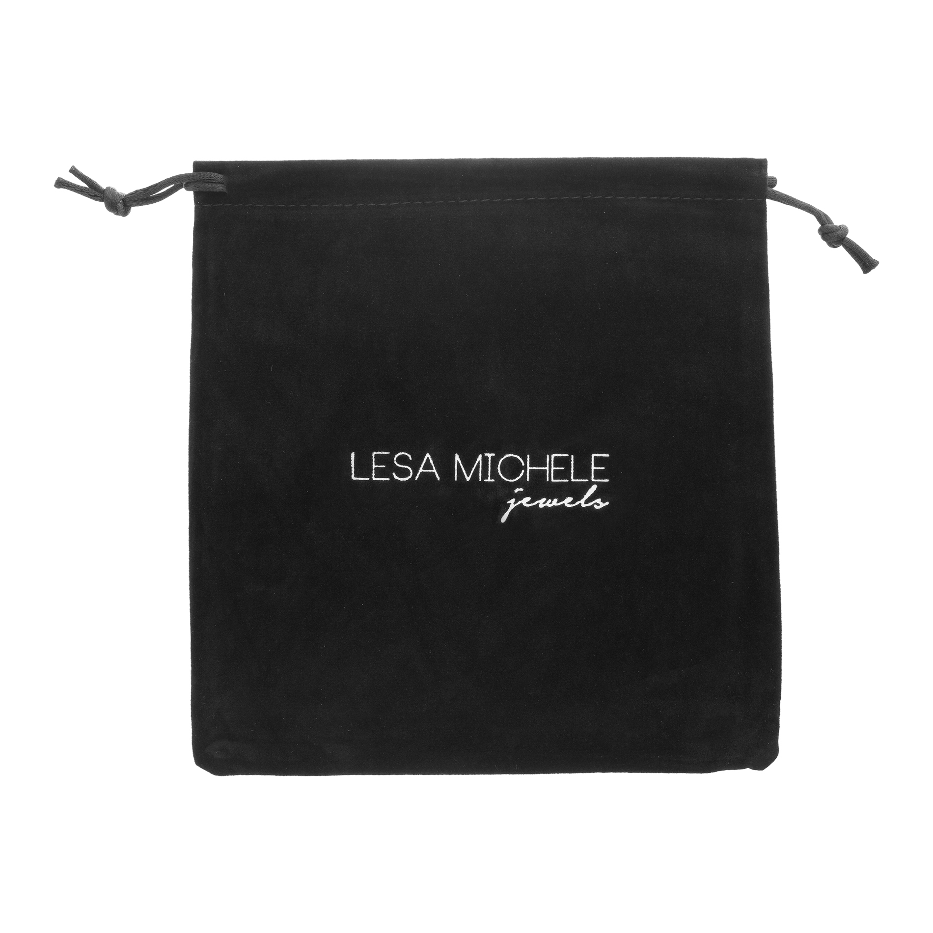 Lesa Michele 5 Baguette Cut Simulated Morganite Cubic Zirconia Rectangle Station Pendant Cable Chain Necklace in Rose Gold over Sterling Silver
