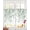 White Light Green, variant on Eucalyptus Leaf Sage Green Sheer Curtains 54 Inch Length 2 Panels Set for Living Room/Bedroom, Spring Weeping Leaves Botanical Kitchen Curtains Grommet Semi-Sheer Curtains Window Treatments 42"x54"x2