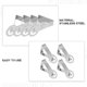 thumbnail image 3 of OULII 4Ud Clips Para Mantel De Acero Inoxidable Con Bordes Suaves Para Reuniones, 3 of 6