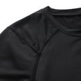 thumbnail image 3 of Men's Compression Shirts, Short Sleeve Workout Gym T-Shirt, Running Tops, Cool Dry Athletic Shirt Black S, 3 of 9