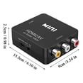 HDMI to AV Converter, 1080P HDMI to RCA Adapter HDMI2AV Composite Video ...