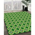 thumbnail image 2 of Ahgly Company Indoor Rectangle Patterned Nebula Green Area Rugs, 7' x 9', 2 of 6