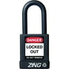 ZING Green 7037 ZING Padlock, Keyed Alike, Black