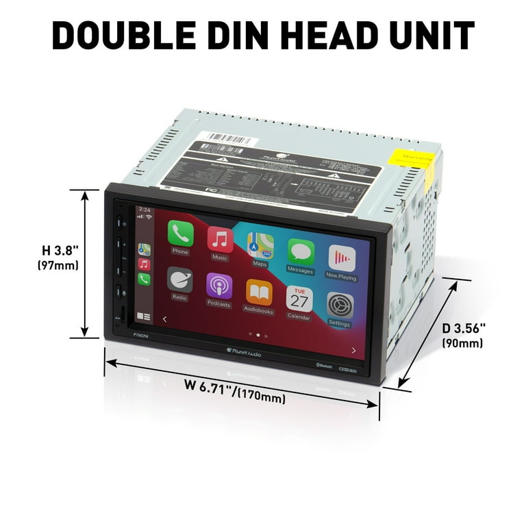 Planet Audio P70CPA-C Car Stereo - 7'' Touchscreen