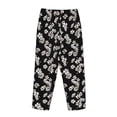 thumbnail image 5 of Goofa Daisies Flowers Printed Soft Pajama Pants for Women, Wide Leg Comfy Casual Lounge Yoga Pants-Small, 5 of 9