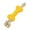 Yellow, variant on 1PC Bone Shaped Squeaky Toy with Rope for Medium and Large Dogs, Durable Interactive Dogs Chew Toy, Great for Fetch, Tug and Daily Chewing Fun (Yellow)