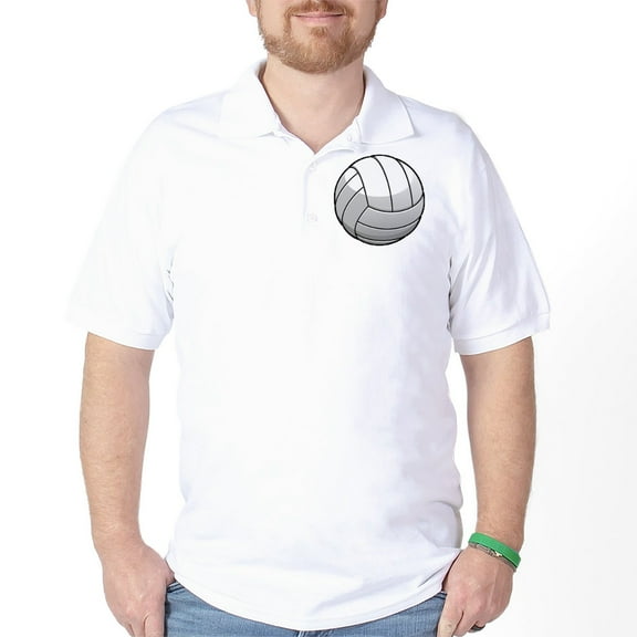 CafePress - Volleyball Gifts Golf Shirt - Golf Shirt, Pique Knit Golf Polo