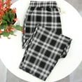 thumbnail image 2 of Fshinging Sweatpants Women Spring/Summer Checkered Pajama Loose Comtable Large Size Outwear Home Joggers Trousers, 2 of 3