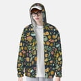 thumbnail image 6 of Rocae Colorful Hippie Print Breathable Sun Protection Hoodie Quick-Dry Lightweight Long Sleeve Hoodie Unisex Running Sports Shirt, 6 of 9