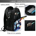 thumbnail image 4 of My Hero Academia Travel Backpack With Usb Charging Port Multifunctional Knapsack Computer Bag Large Capacity Backpack Daypack, 4 of 7
