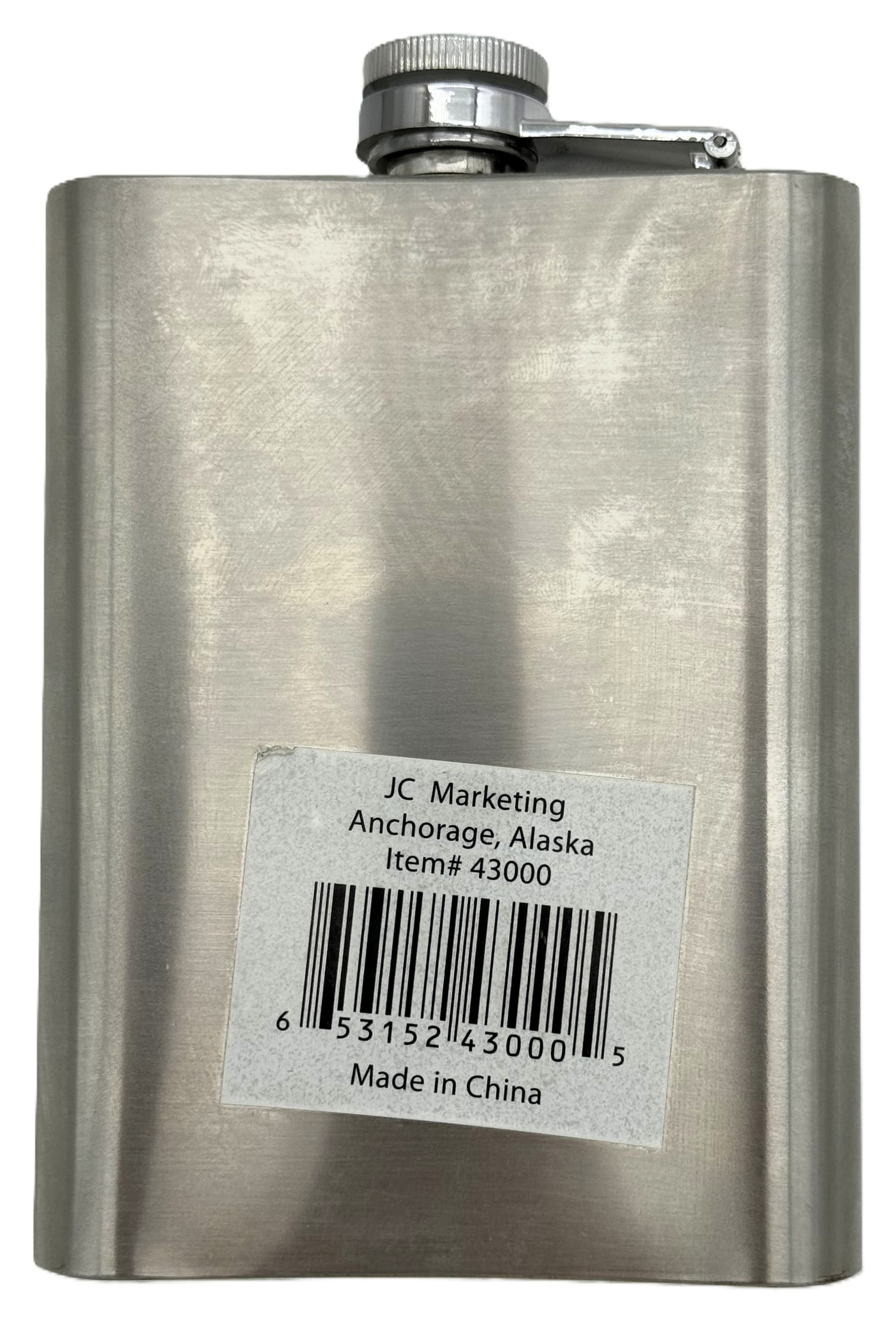 Alaskagift Alaska Last Frontier Flask