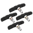 thumbnail image 2 of Mountain Bike V Brake Pad, Black 2Pair Bicycle Brake Pad, Easy To Operate For Cycling Brake Block Repair Tool Cyclist, 2 of 8