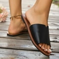 thumbnail image 7 of Bxsruta Sleek Fish Mouth Slide Sandals with Memory Foam Insole, Lightweight Summer Casual Shoes, 7 of 7