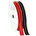 thumbnail image 6 of Offray Ribbon, Red 3/8 inch Center Stitch Grosgrain Ribbon for Sewing, Crafts, and Gifting, 12 feet, 1 Each, 6 of 7