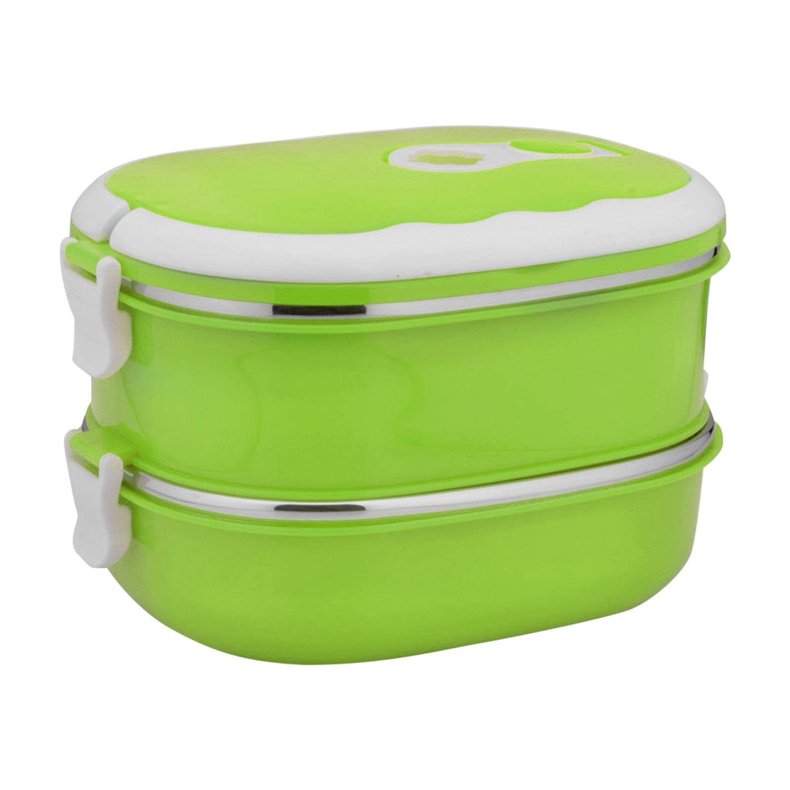 Small Glass Food Storage Hot Food Container Rectangular Insulation Box Stainless Steel Lunch Box Food Storage Container Children's Hot Food Insulation