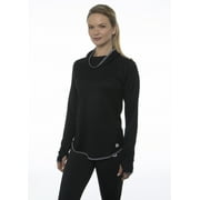 Juniors Piped Velour Zip Hoodie