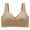 Beige, variant on Wireless Bras for Women Bras New Women's Bra with Gathered Large Chest Small Sagging Comfortable and No Steel Ring Underwear Red 3Xl