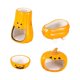 thumbnail image 5 of 4x casa creativa para hámster con forma de calabaza, cuenco de cerámica para comida, soporte para botella de agua, bañera para hámster enano, jerbos, 5 of 8