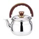 thumbnail image 1 of Tetera silbadora de cocina, práctica tetera con sonido (plateada), 1 of 6
