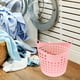 thumbnail image 2 of Cesta de lavandería de plástico con asa, cesto hueco para ropa, contenedor para ropa de baño, 2 of 6