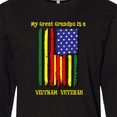 thumbnail image 4 of Inktastic My Great Grandpa is a Vietnam Veteran Long Sleeve T-Shirt, 4 of 5