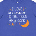 thumbnail image 4 of Inktastic I Love My Daddy To The Moon and Back Youth T-Shirt, 4 of 5