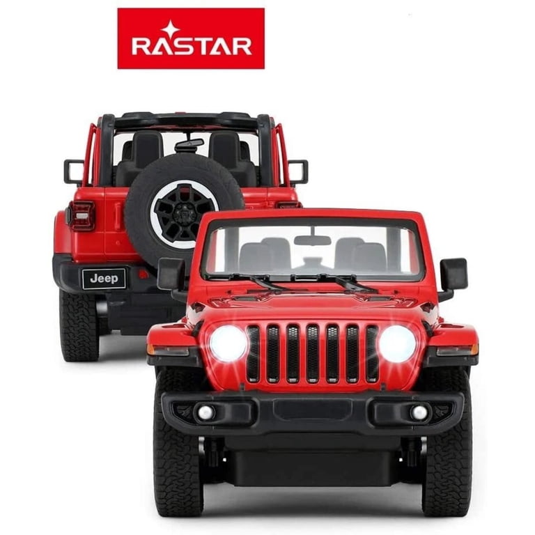 1:14 Jeep Wrangler JL RC Off-Road Car 2.4G Red - Walmart.com